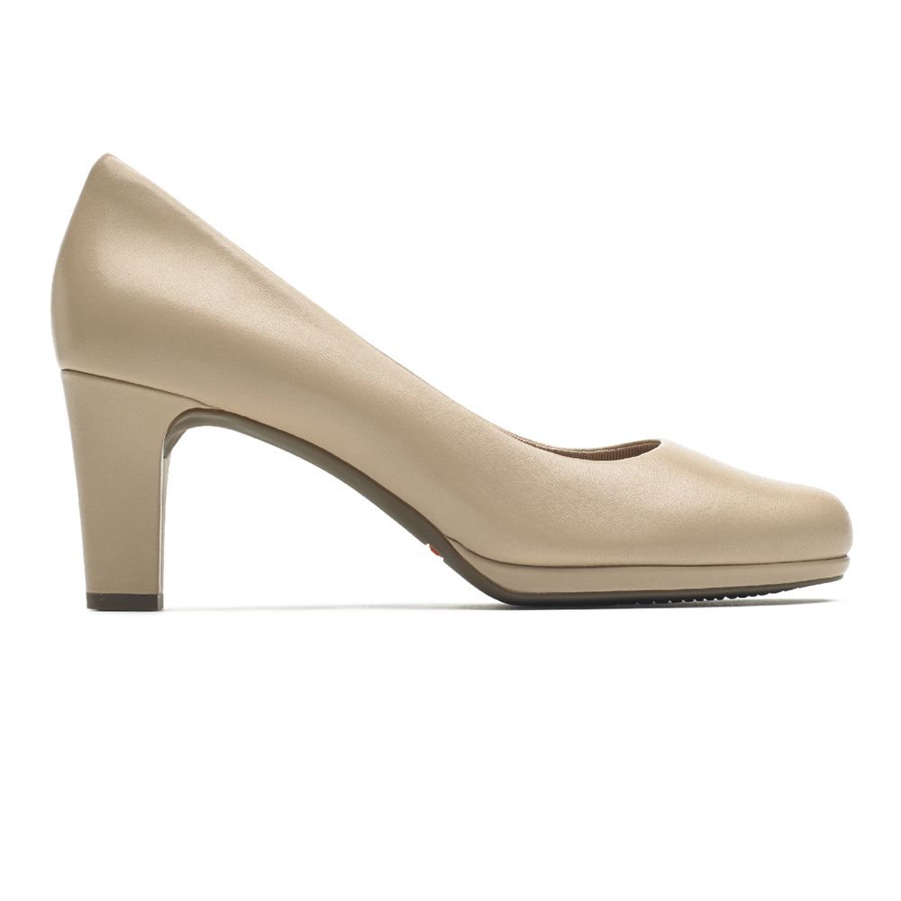 Décolleté Rockport Donna - Total Motion Leah - Beige - CVMWFSE-64